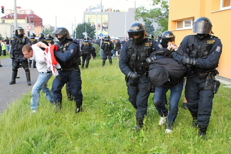 Demonstrace 2 v Českých Budějovicích, sídliště Máj
