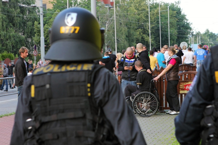 Demonstrace 2 v Českých Budějovicích, sídliště Máj