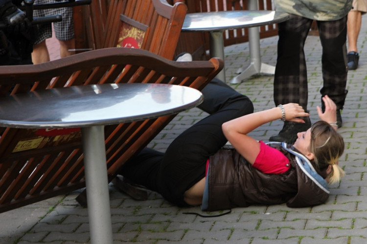 Demonstrace 2 v Českých Budějovicích, sídliště Máj