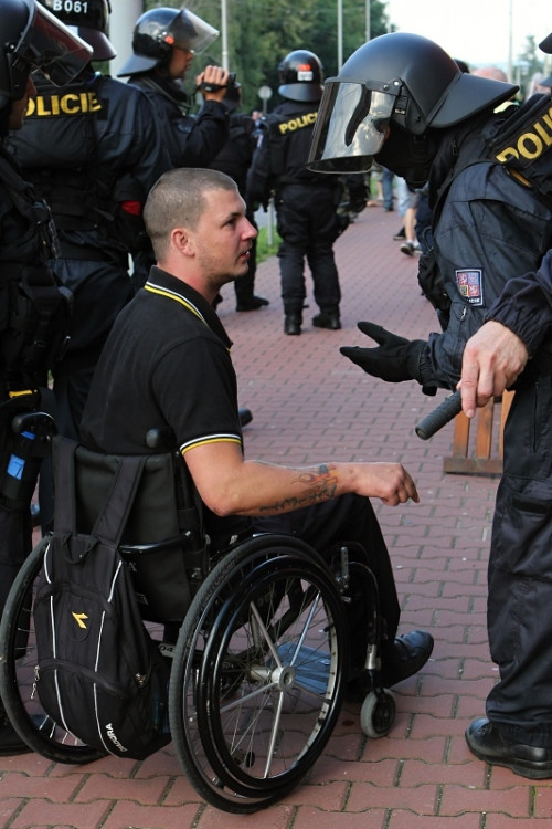Demonstrace 2 v Českých Budějovicích, sídliště Máj