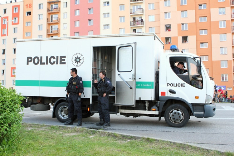 Demonstrace 2 v Českých Budějovicích, sídliště Máj