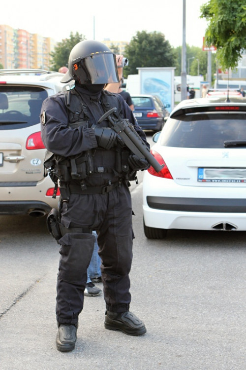 Demonstrace 2 v Českých Budějovicích, sídliště Máj