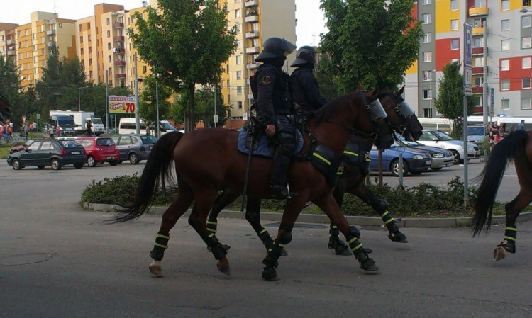 Demonstrace 2 v Českých Budějovicích, sídliště Máj, foto: Zuzana Wágnerová