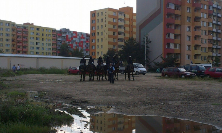 Demonstrace 2 v Českých Budějovicích, sídliště Máj, foto: Zuzana Wágnerová
