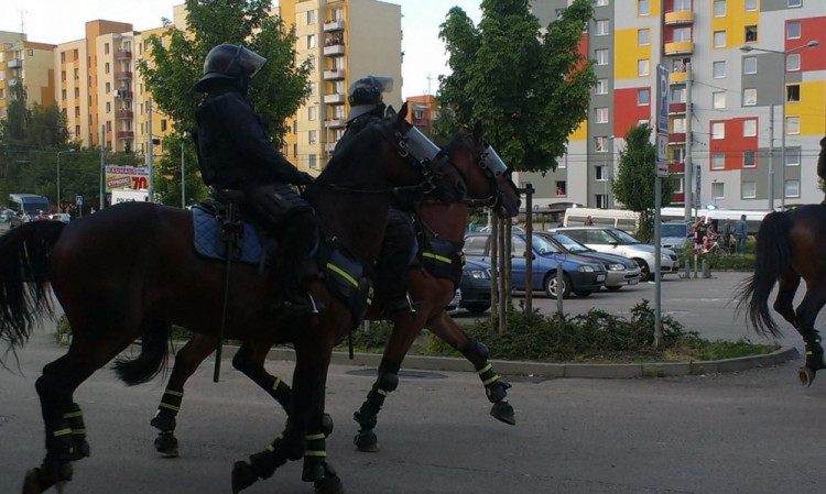 Demonstrace 2 v Českých Budějovicích, sídliště Máj, foto: Zuzana Wágnerová