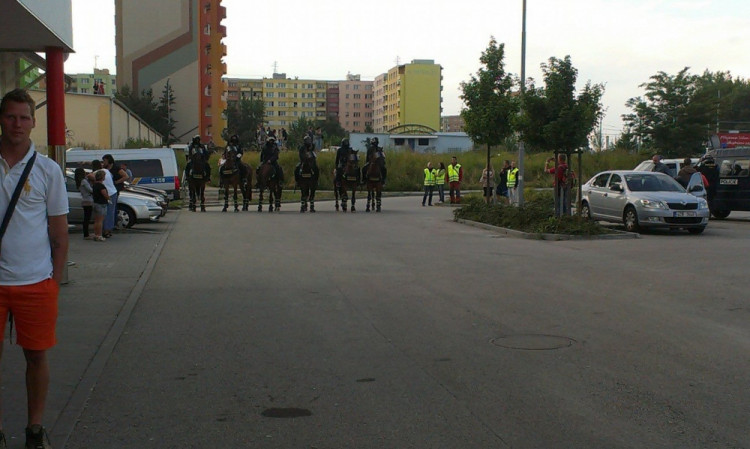 Demonstrace 2 v Českých Budějovicích, sídliště Máj, foto: Zuzana Wágnerová