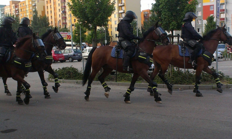 Demonstrace 2 v Českých Budějovicích, sídliště Máj, foto: Zuzana Wágnerová