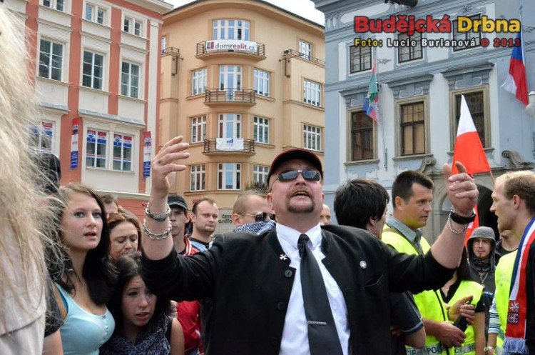 Demonstrace 2 v Českých Budějovicích, sídliště Máj