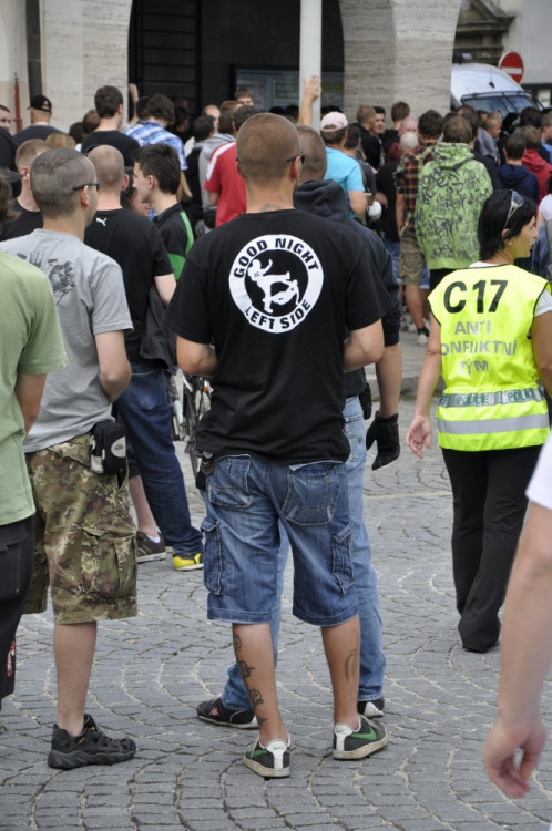 Demonstrace 2 v Českých Budějovicích, sídliště Máj, foto: Jakub Lošek