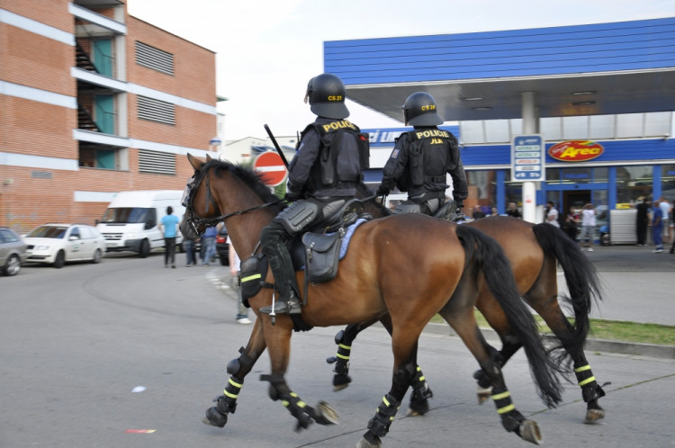 Demonstrace 2 v Českých Budějovicích, sídliště Máj, foto: Jakub Lošek