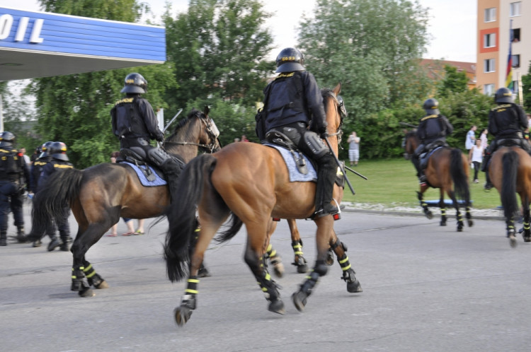 Demonstrace 2 v Českých Budějovicích, sídliště Máj, foto: Jakub Lošek