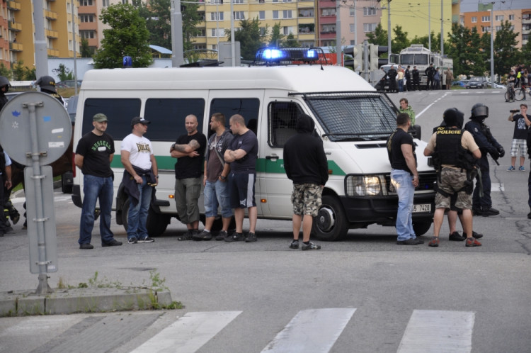Demonstrace 2 v Českých Budějovicích, sídliště Máj, foto: Jakub Lošek