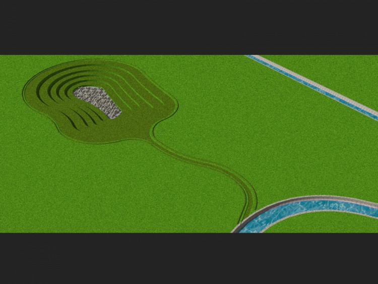 Vizualizace protipovodňového systému v Chrastavě