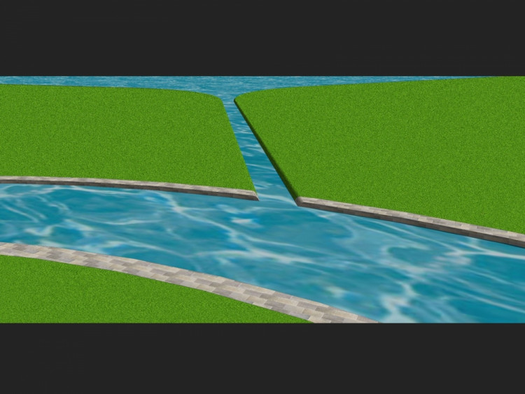 Vizualizace protipovodňového systému v Chrastavě