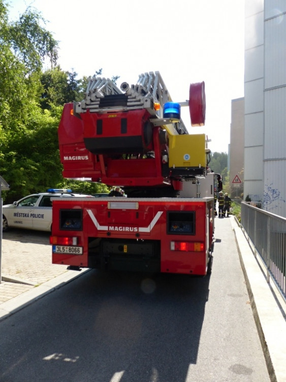 Ve Slovenského ulici hořel hrnec s jídlem