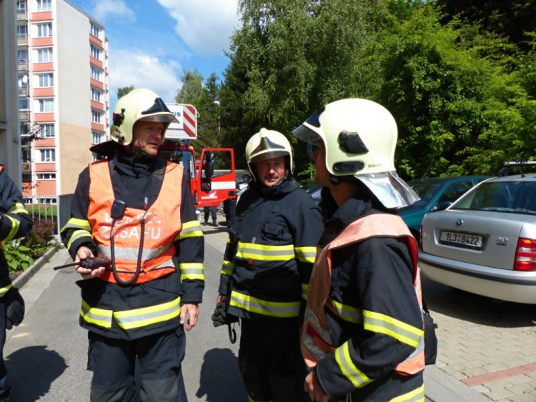 Ve Slovenského ulici hořel hrnec s jídlem