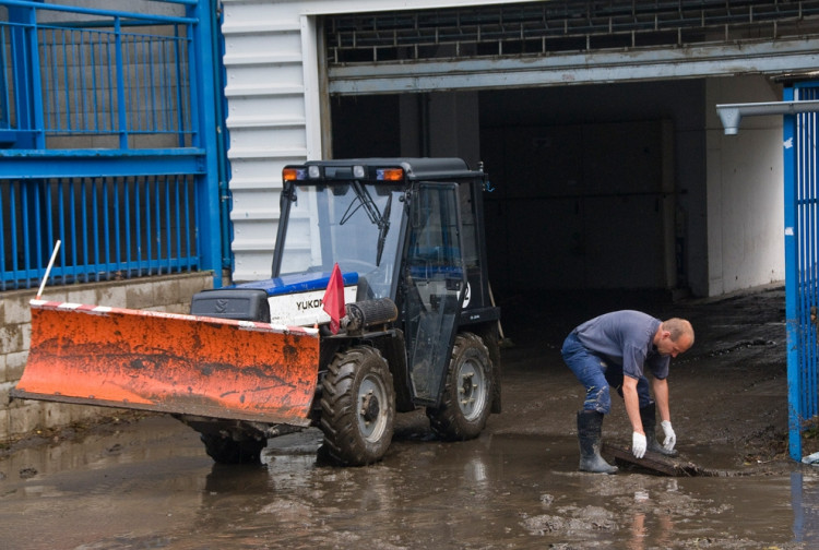 Velká voda na Slovanu