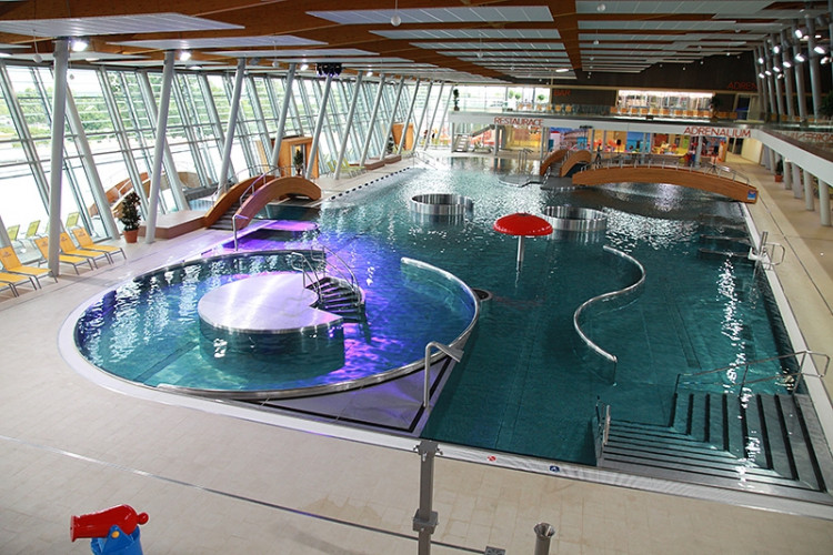 Vnitřní bazény Neptunária