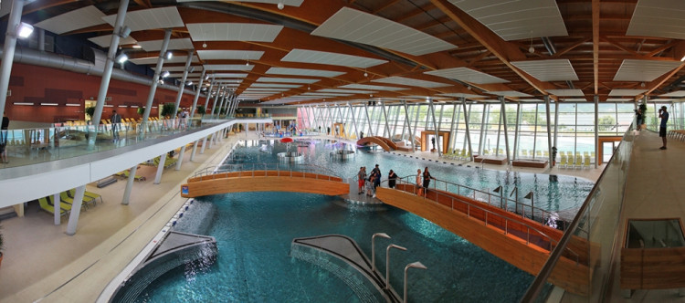 Panorama vnitřního Neptunária