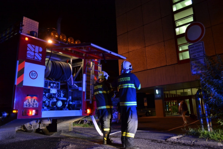 Zásah na libereckých kolejích