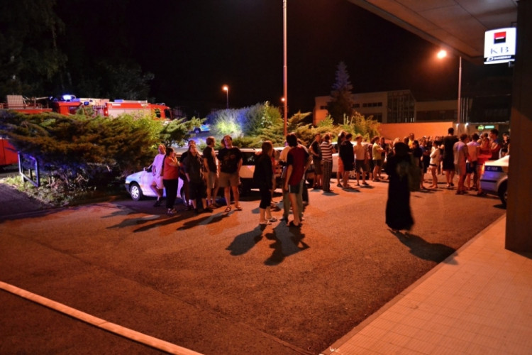 Zásah na libereckých kolejích