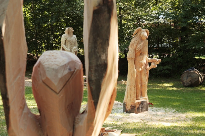 9. ročník dřevosochání Etnořez 2013