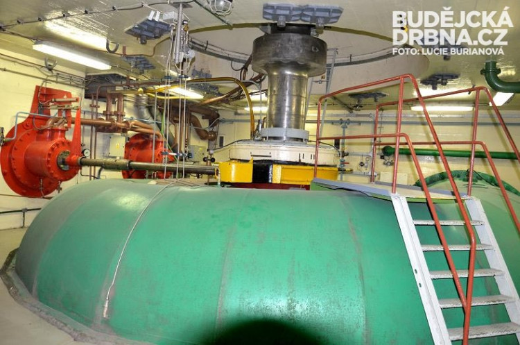 Soustrojí jedné z turbín