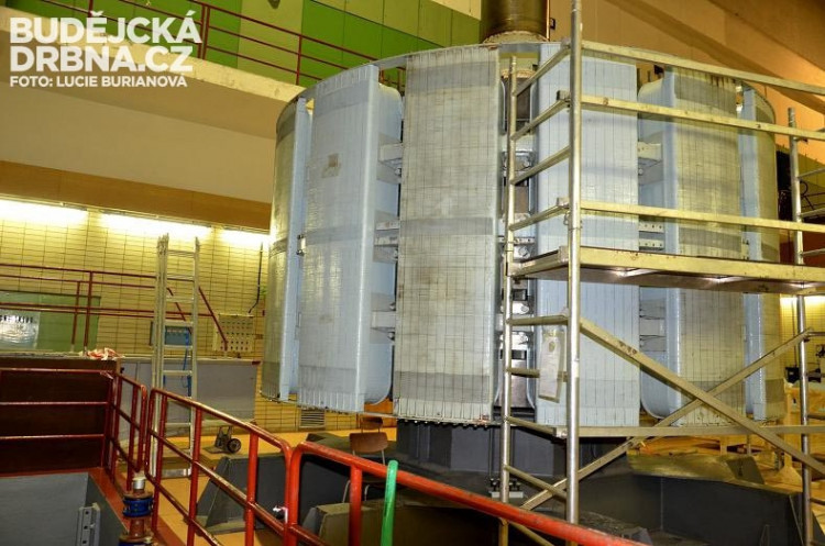 Při odchodu znovu míjíme modernizovaný rotor