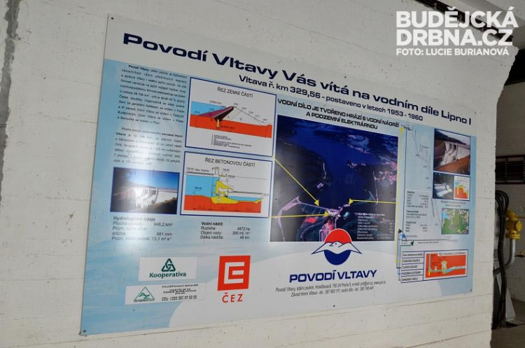 Informace pro návštěvníky hráze