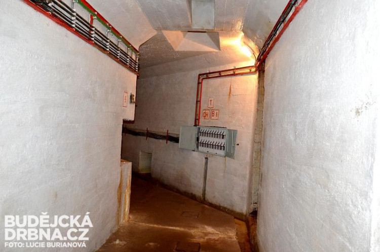 Chodba v prostoru hráze