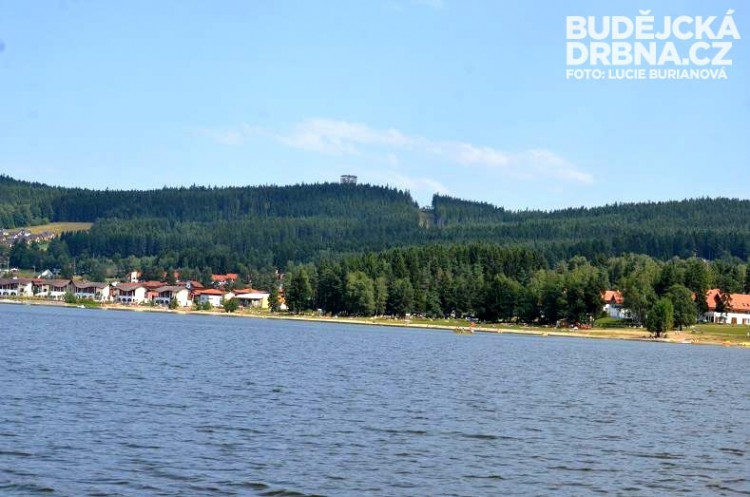 Lipno nad Vltavou s korunou Stezky korunami stromů