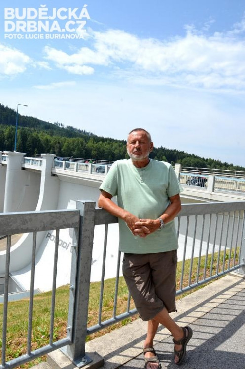 Daniel Barcal, hrázný přehrady Lipno a správce areálu Povodí Vltavy s.p.