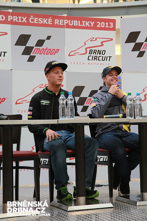 Dominique Aegerter a Thomas Luthi