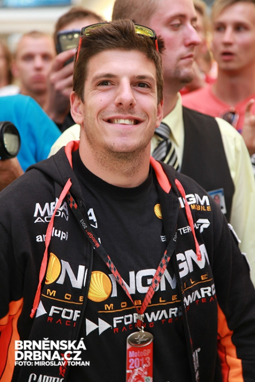 Claudio Corti jezdí v MotoGP na stroji CRT v týmu s Colinem Edwardsem