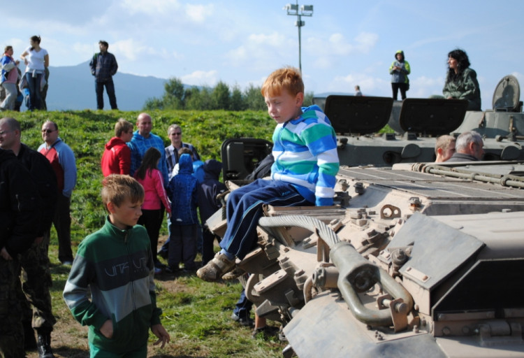 Fotku s tankem má po sobotě hodně lidí