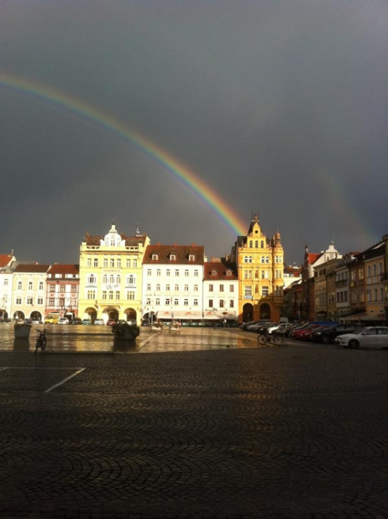Náměstí Přemysla Otakara II. Foto Petr Liebl