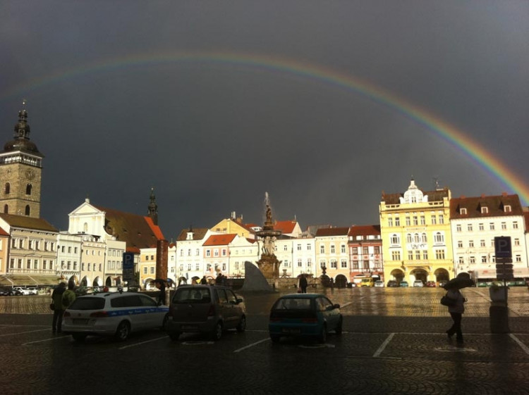 Náměstí Přemysla Otakara II. Foto Petr Liebl
