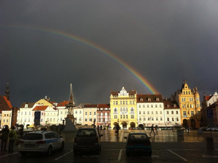 Náměstí Přemysla Otakara II. Foto Petr Liebl