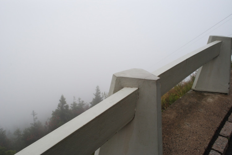 A když přišla mlha, výhled byl takový