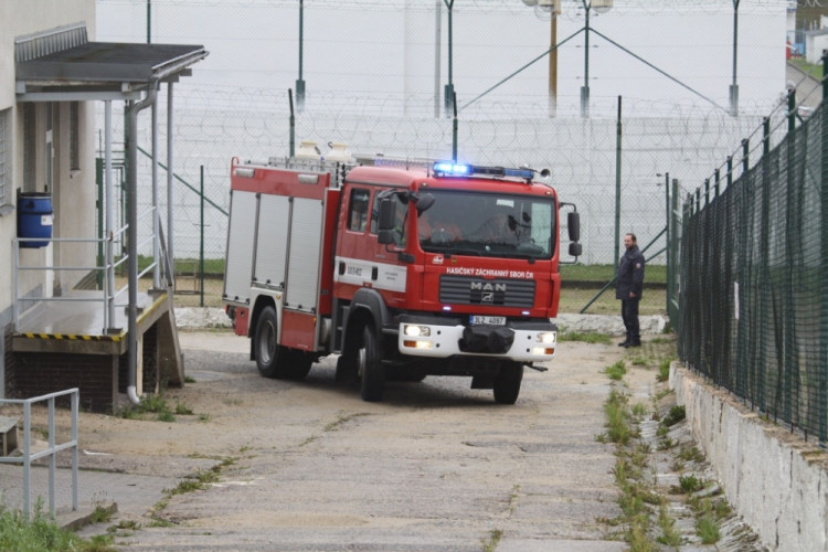 Požár v rýnovické věznici