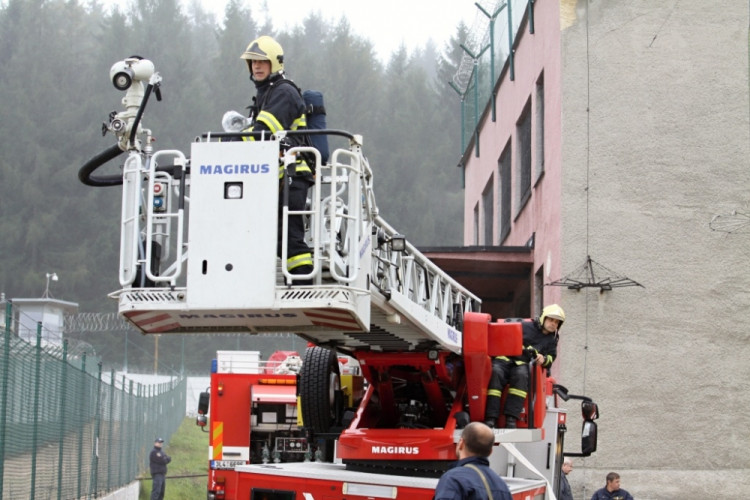 Požár v rýnovické věznici