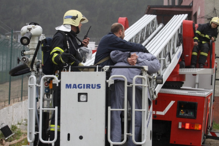 Požár v rýnovické věznici