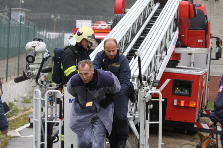 Požár v rýnovické věznici