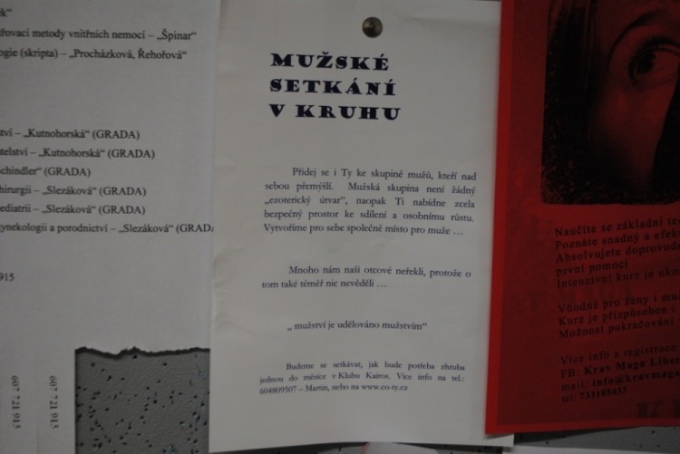 Mužský klub? To zní hodně dobře :)