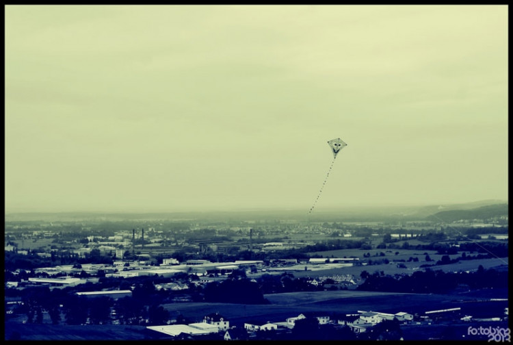 Sobotní pouštění draků na Dubičáku