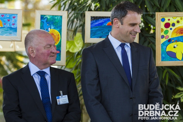 Ředitel nemocnice Břetislav Shon a hejtman Jiří Zimola