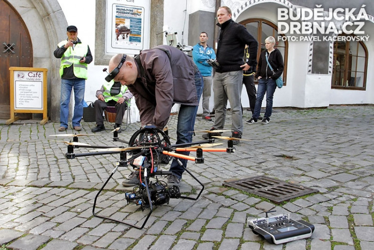 Natáčení nového videoklipu Daniela Landy v Českém Krumlově