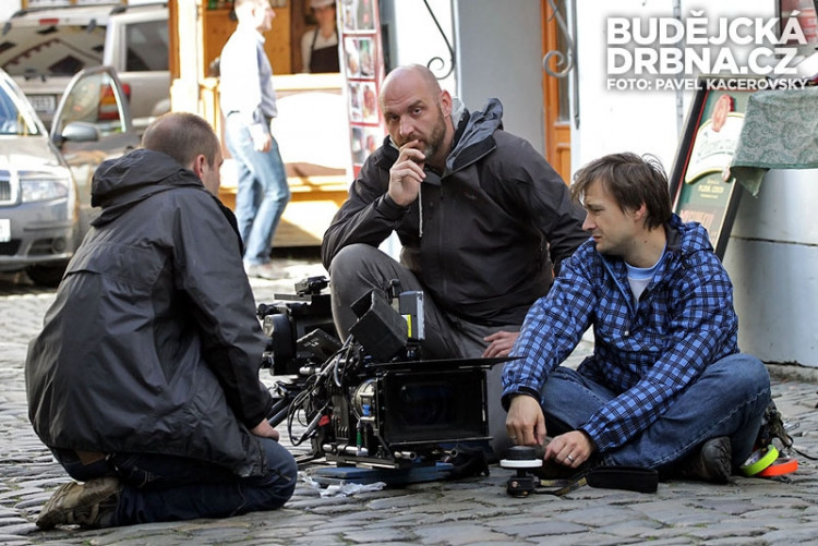 Natáčení nového videoklipu Daniela Landy v Českém Krumlově