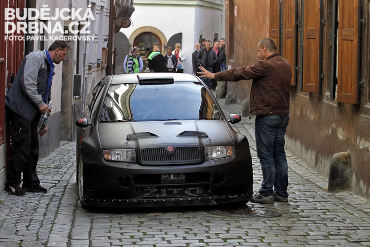 Natáčení nového videoklipu Daniela Landy v Českém Krumlově