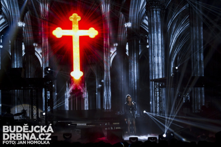 Koncert Lucie Bílé v Budvar Aréně